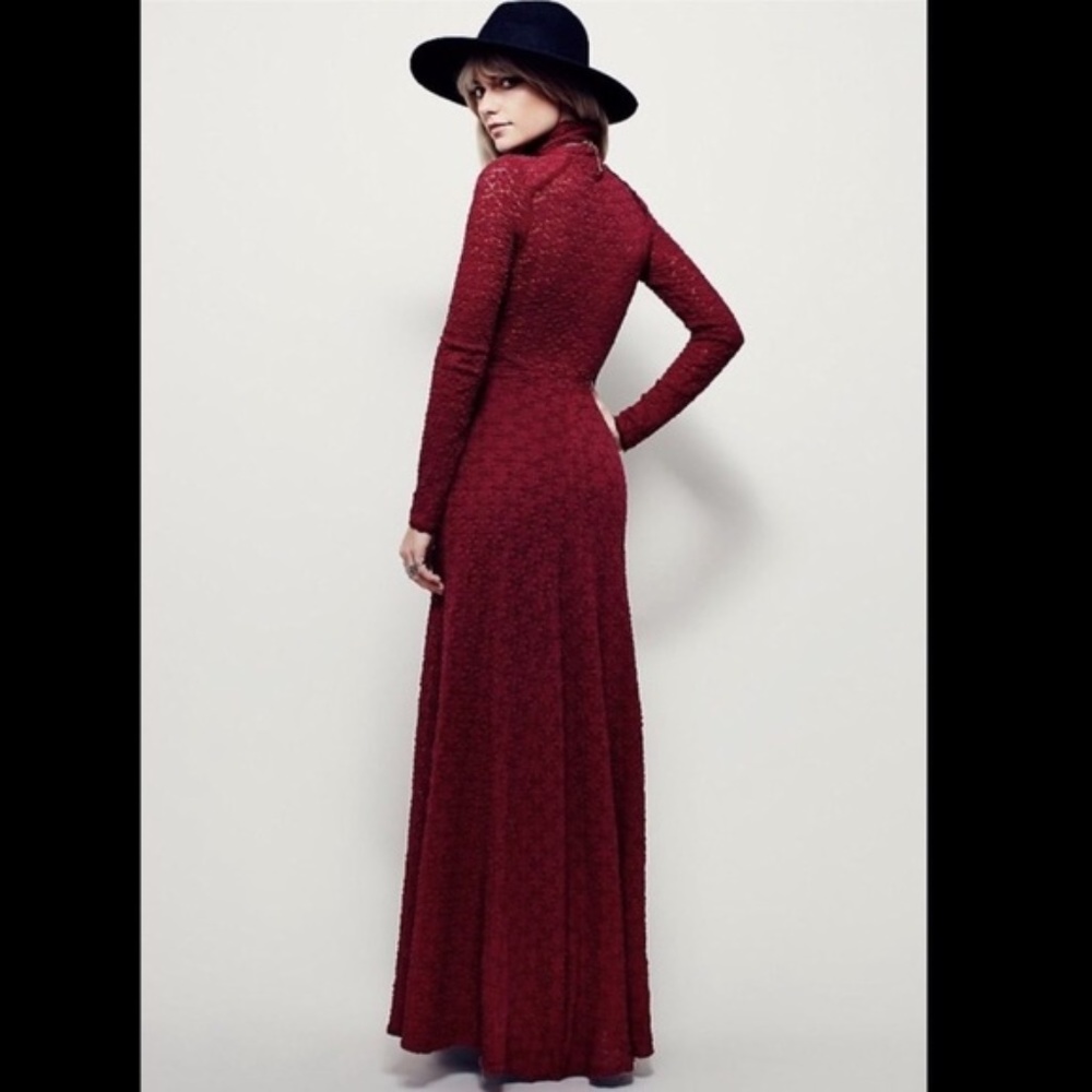 SOLD Free People White River Lace Maxi Dress - Picture 3 of 8